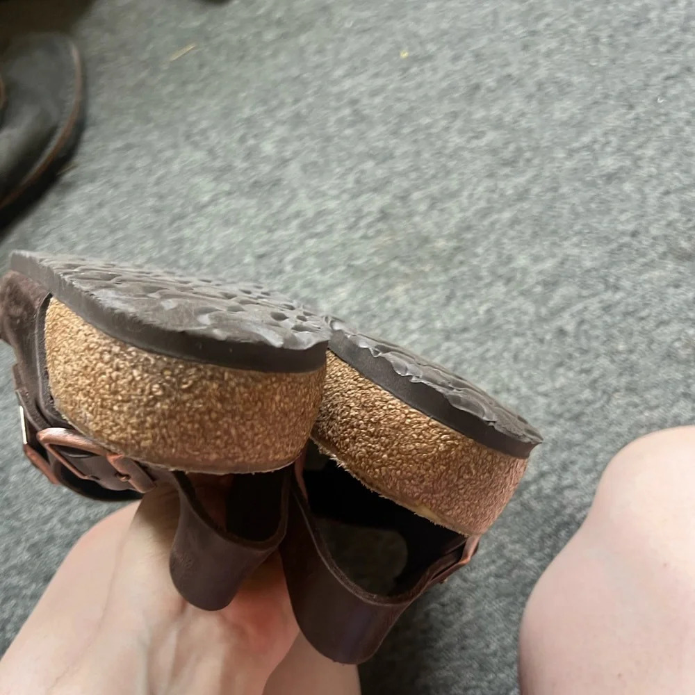 Birkenstock Brown Three-Strap Adjustable Leather Sandal - Picture 7 of 7